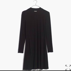 Madewell city block mockneck dress